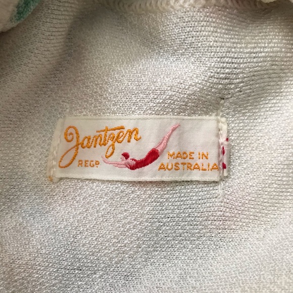 Vtg 40s Jantzen Pin Up Romper one piece Swimsuit - Picture 10 of 11